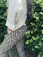 Bukser Leopard med stretch - Taupe - VIAMAJA.DK