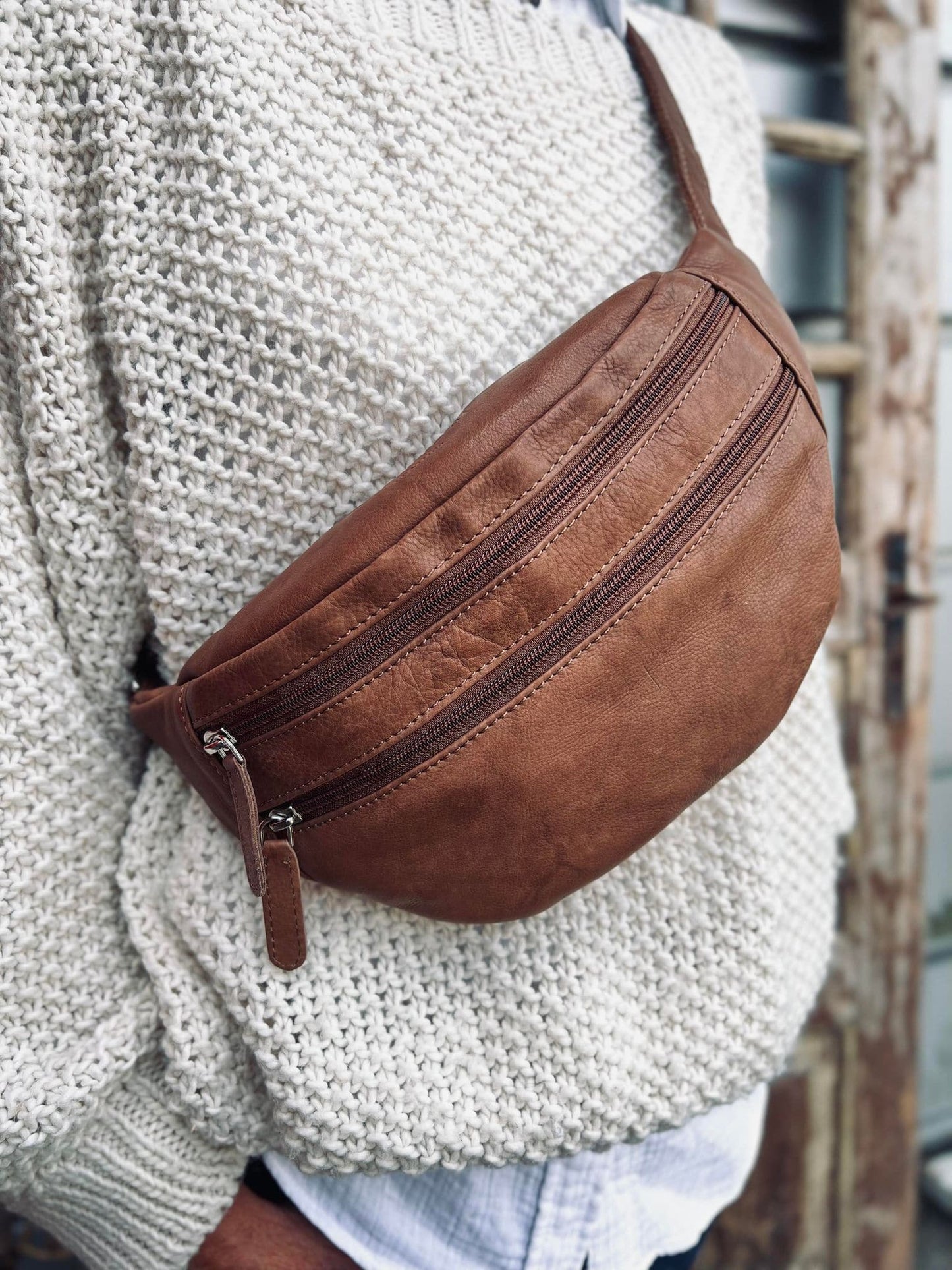 Bumbag Aja - Walnut - VIAMAJA.DK