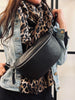 Bumbag Black leather