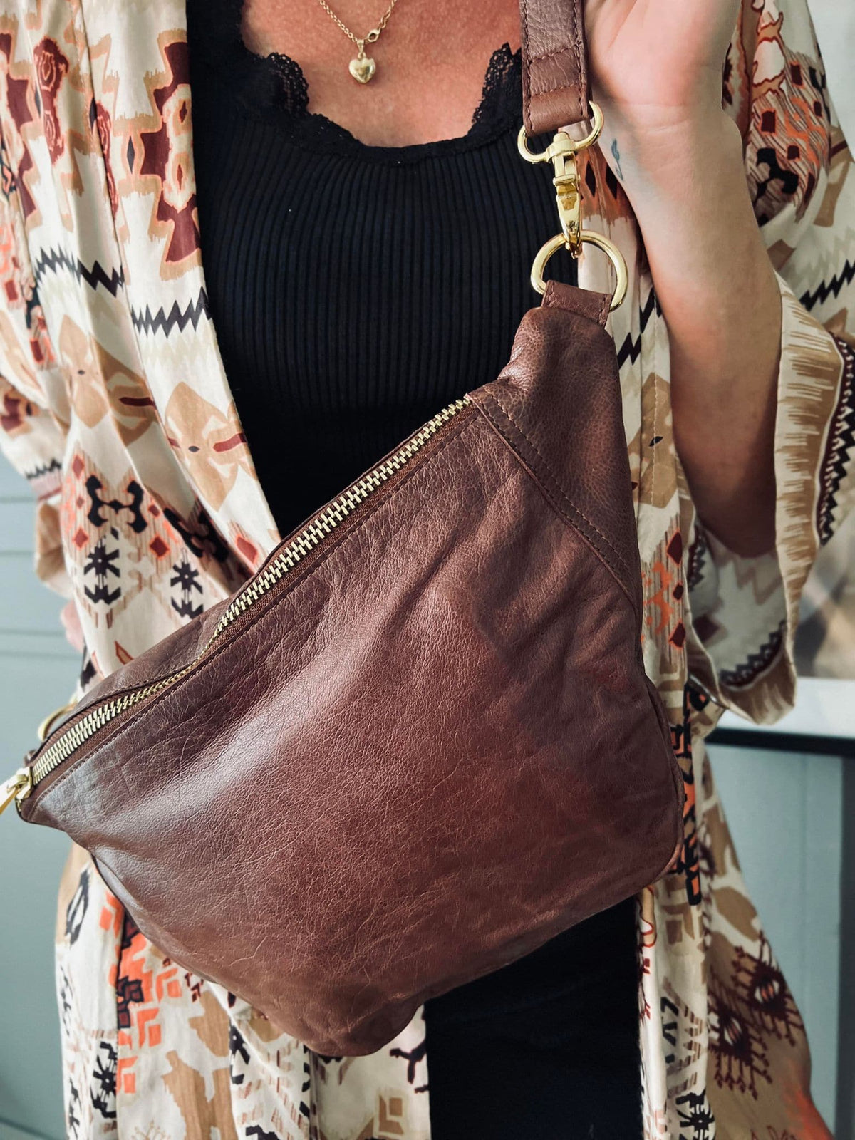 Bumbag EMILIA Cappuccino - VIAMAJA.DK