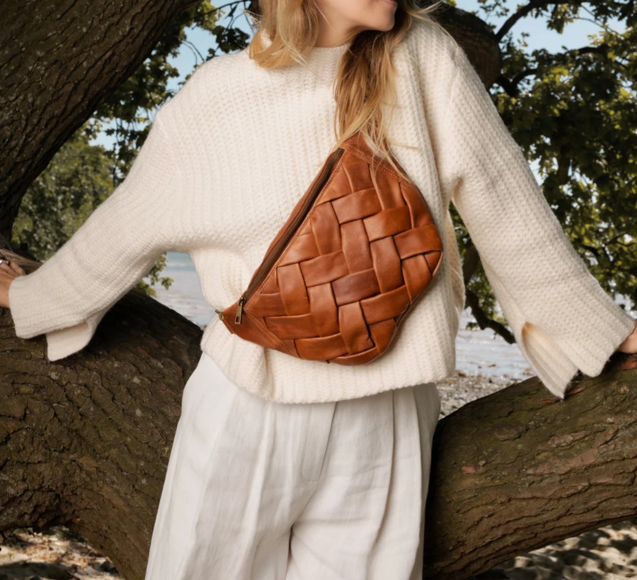 Bumbag Havana walnut - VIAMAJA.DK