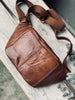 Bumbag JUNE -  Dark cognac