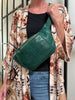 Bumbag JUNE Green - lammeskind