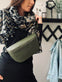 Bumbag Kaki leather - VIAMAJA.DK