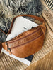 Bumbag LINA – Raw cognac