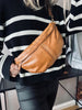 Bumbag m. kontrast - Cognac