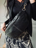 Bumbag m. kontrast – XL Black