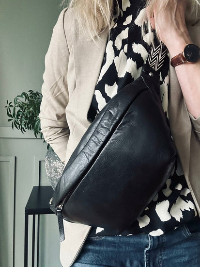 Bumbag m. Lux rem - Black - VIAMAJA.DK