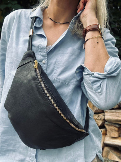 Bumbag Nelly - Blød kalveskind - VIAMAJA.DK