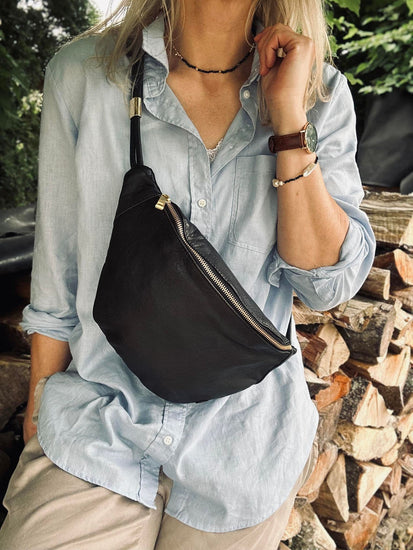 Bumbag Nelly - Blød kalveskind - VIAMAJA.DK