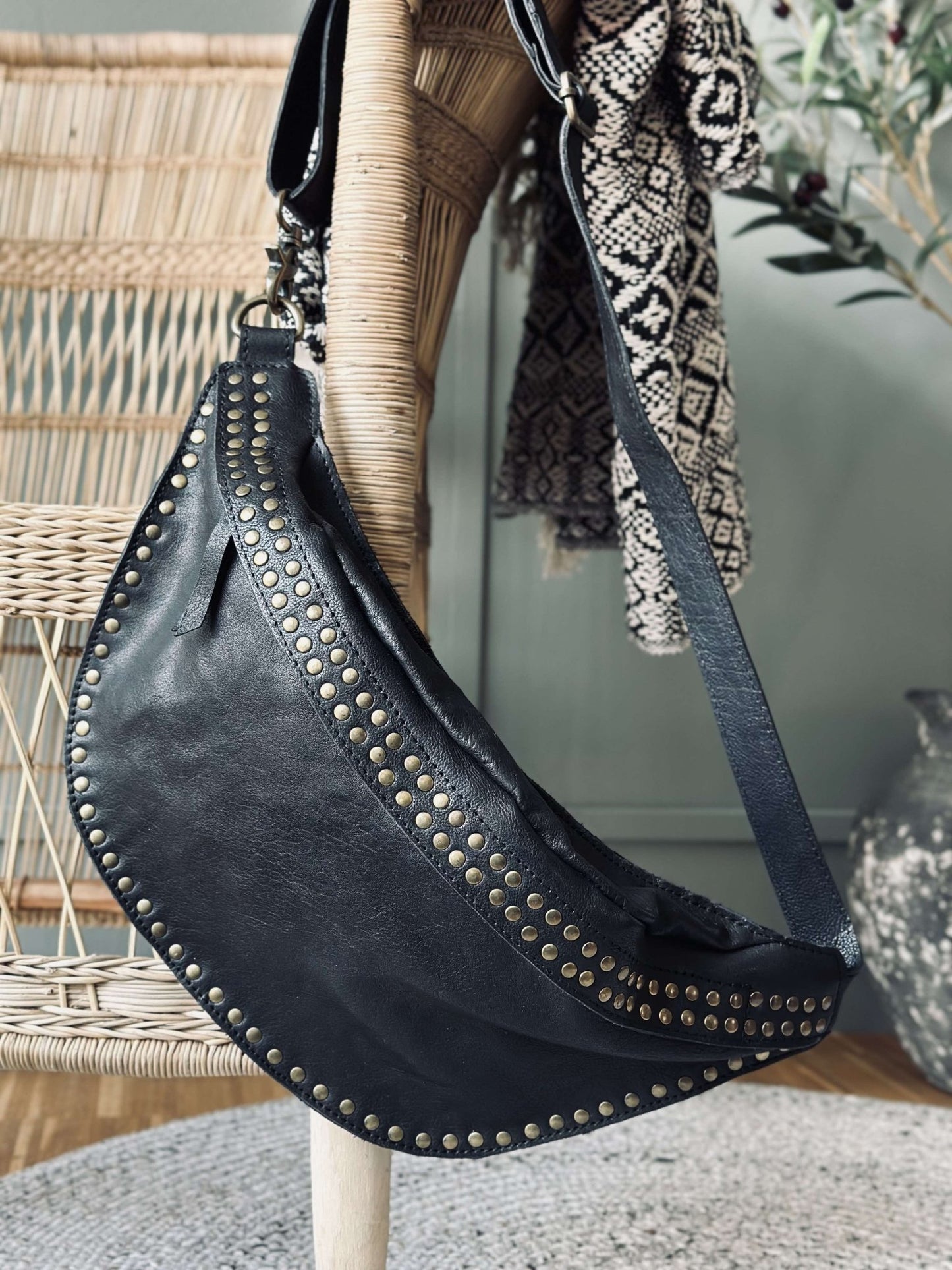 Bumbag Raw Vintage black - VIAMAJA.DK