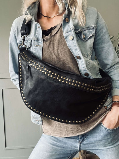 Bumbag Raw Vintage black - VIAMAJA.DK