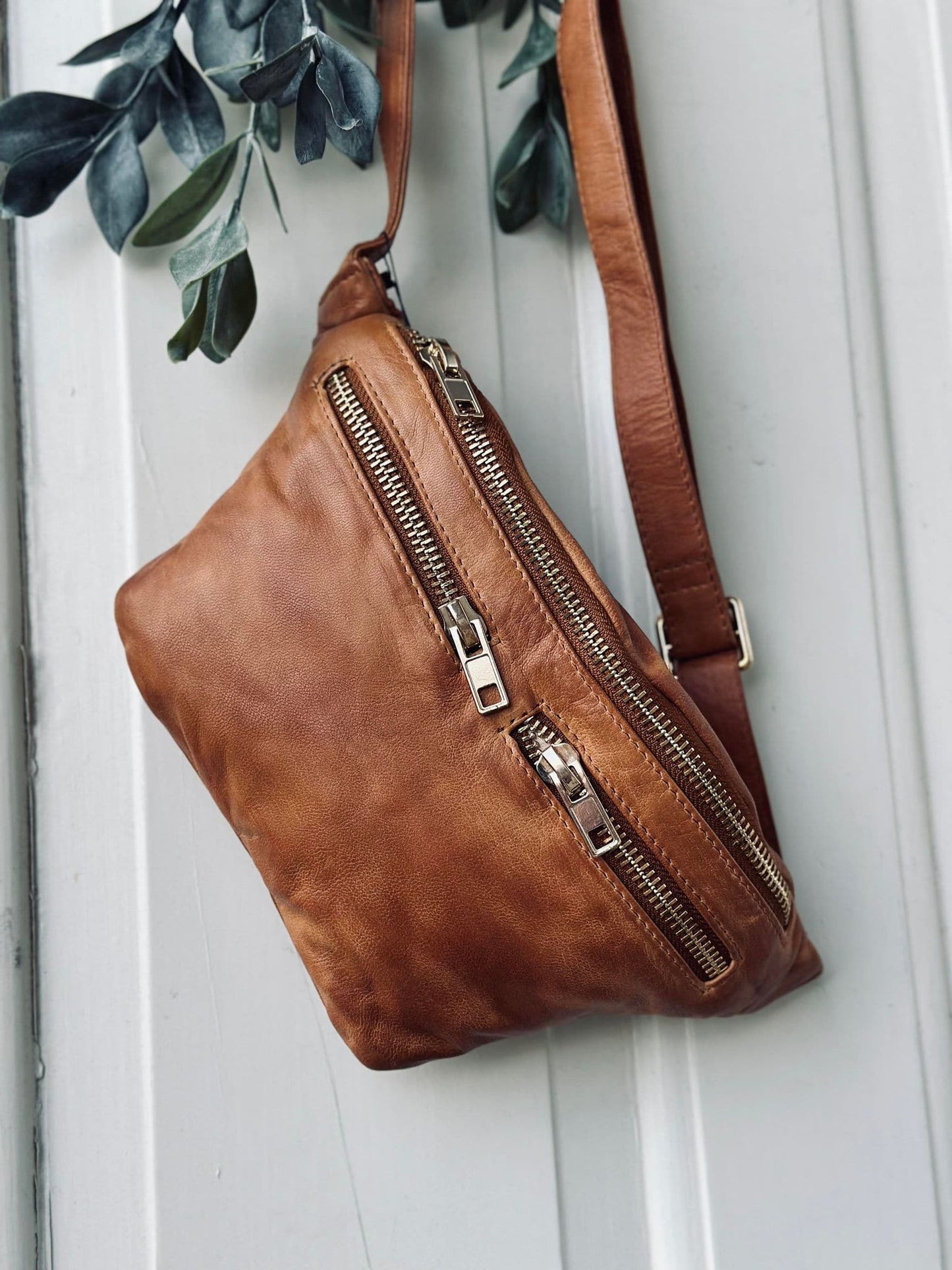 Bumbag SPRING Cognac - VIAMAJA.DK