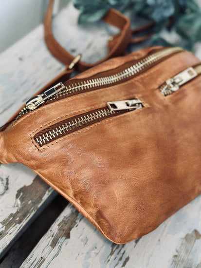 Bumbag SPRING Cognac - VIAMAJA.DK