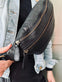 Bumbag washed cow – Black - VIAMAJA.DK