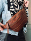 Bumbag washed cow – Cognac - VIAMAJA.DK