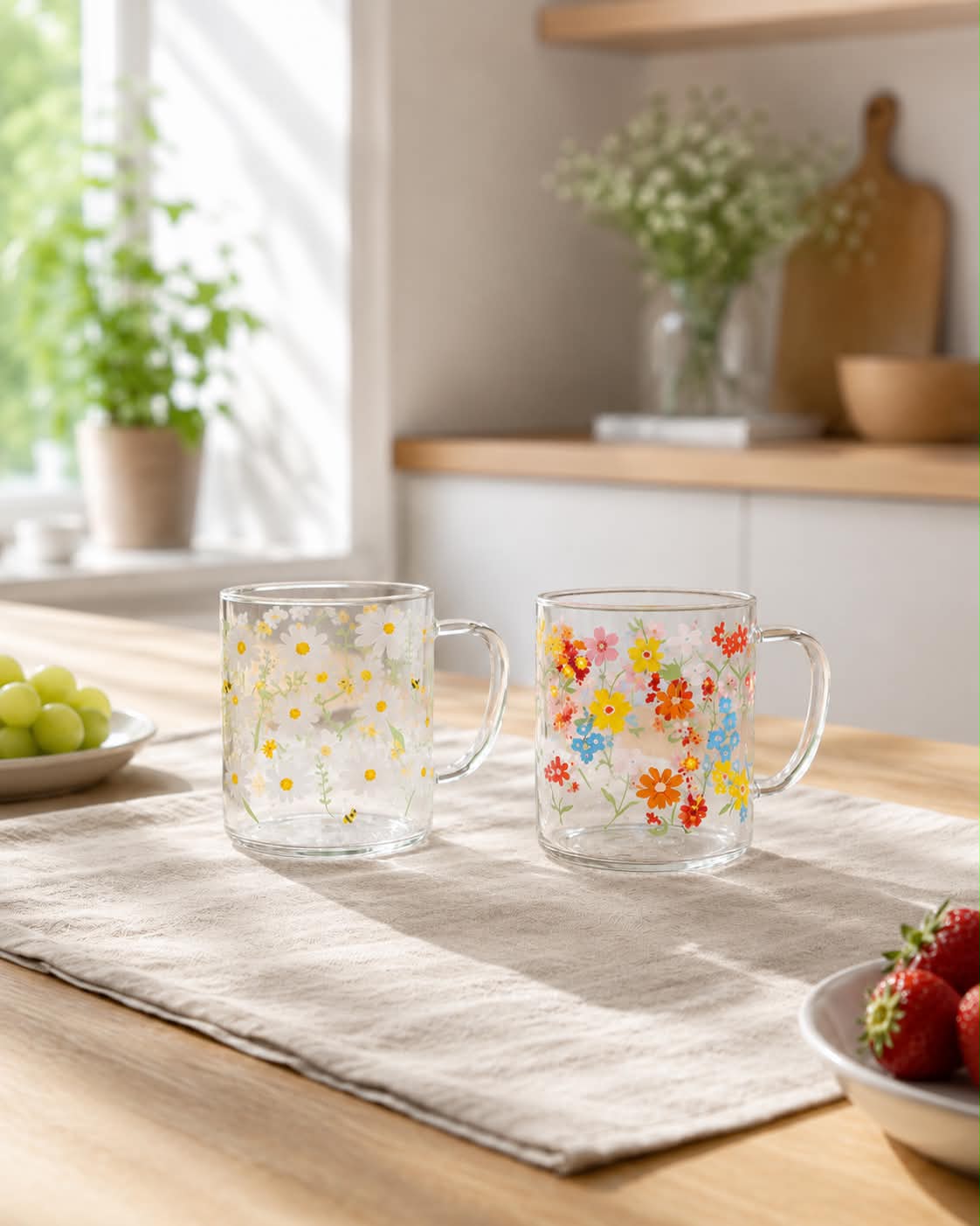 Krus i glas Summer - Color mix