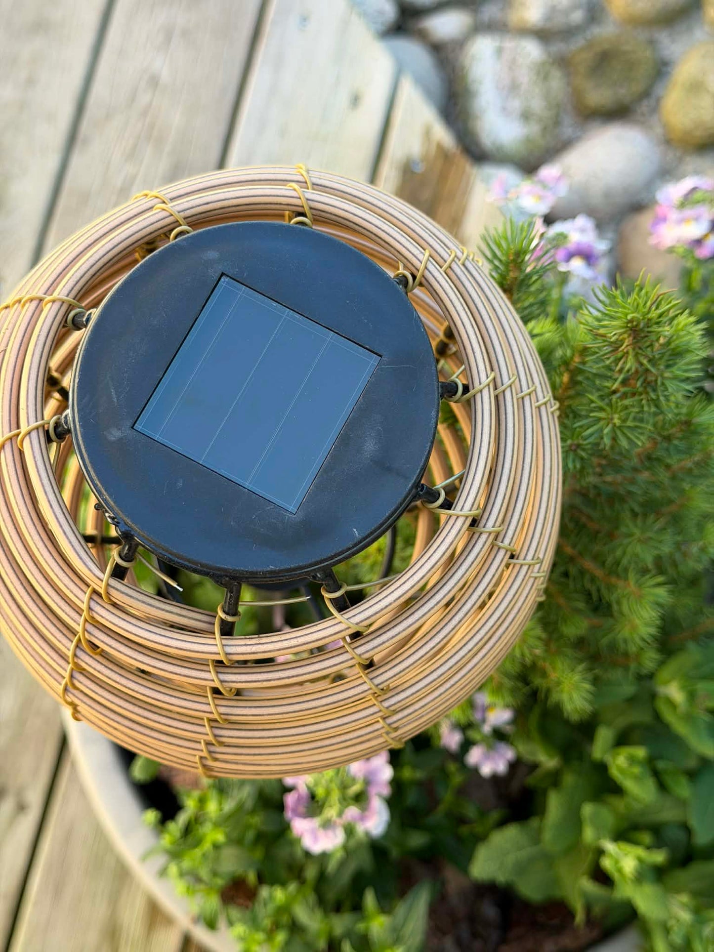 Lanterne på spyd 53 cm - Solar Natur