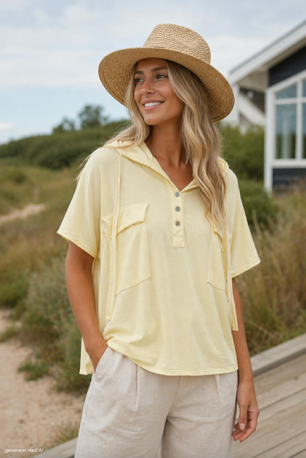 T-shirt Thalina - Yellow