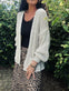 Cardigan Emma Lys beige - VIAMAJA.DK