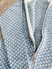 Cardigan i merinould – Iris blue L