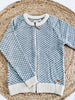 Cardigan i merinould - Iris blue M