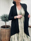Cardigan Long style - Black - VIAMAJA.DK