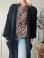 Cardigan Megan black - VIAMAJA.DK