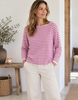 Bluse Cashmere mix - Rose