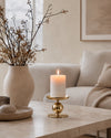 Lysestage NOYA 10 cm - Gold