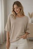 Bluse Sia medium beige – Oversize