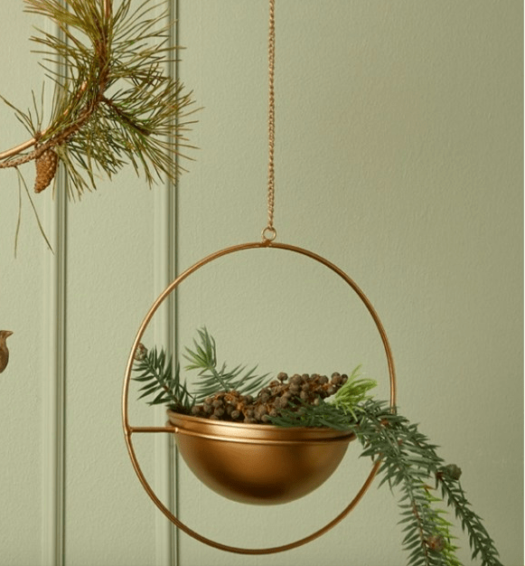 Cirkel ophæng / Bowl – Guld – Ø35 - VIAMAJA