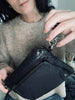 Clutch ALLIE -  i vasket skindkvalitet