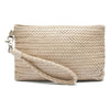 Clutch- ANNA med flettede detaljer - Sand