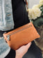 Clutch - FLORA Cognac - VIAMAJA.DK