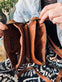 Clutch Jelva Cognac - VIAMAJA.DK