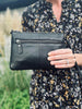 Clutch leather - Black