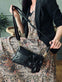 Clutch med sløjfe – Black leather - VIAMAJA.DK