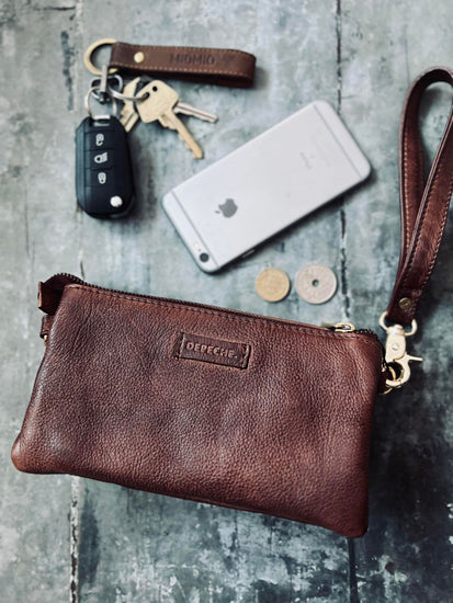 Clutch / skindtaske Vera Brandy - VIAMAJA.DK