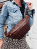 Cool Buffy Bumbag i smørblødt læder - Brandy
