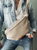 Cool Buffy Bumbag i smørblødt læder – Sand