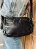 Cool crossbody taske KALLI - kraftig skind