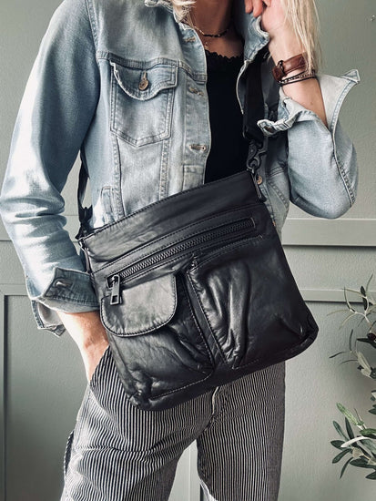 Crossbody Black – Ultra blød - VIAMAJA.DK