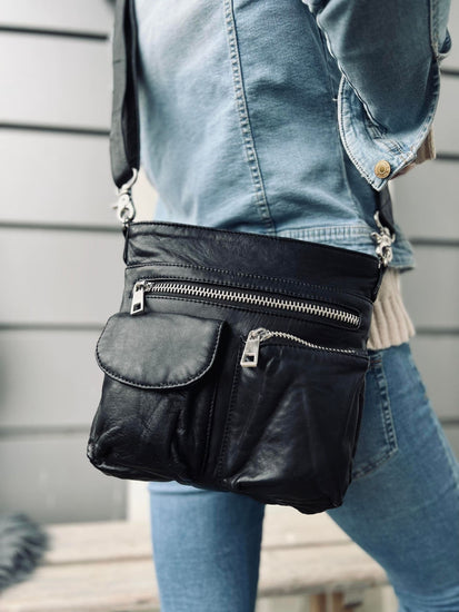 Crossbody BLACK - Ultra blød - VIAMAJA.DK