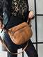 Crossbody Emily Raw Boheme – Cognac - VIAMAJA