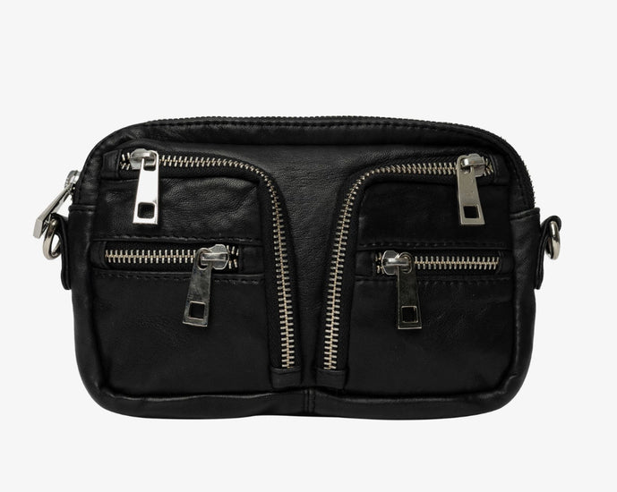 Crossbody Geneva – Black / silver - VIAMAJA.DK