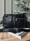Crossbody Geneva – Black / silver Big - VIAMAJA.DK