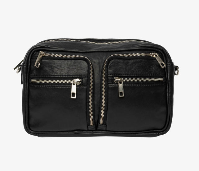 Crossbody Geneva – Black / silver Big - VIAMAJA.DK