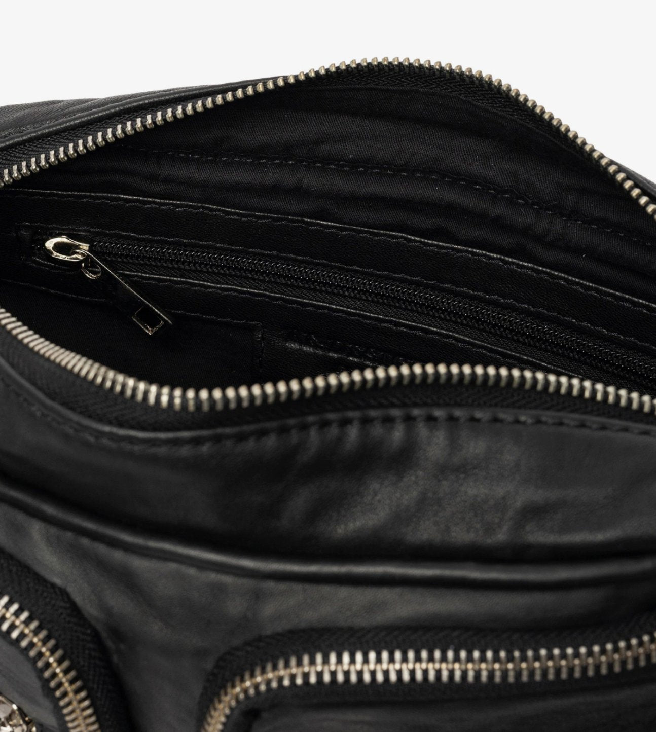 Crossbody Geneva – Black / silver Big - VIAMAJA.DK