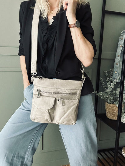 Crossbody Grey – Ultra blød - VIAMAJA.DK
